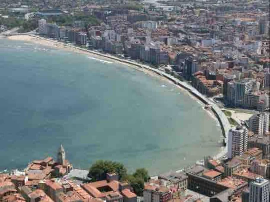 Apartamento A 100Metros De La Playa De San Lorenzo Gijon Luaran gambar