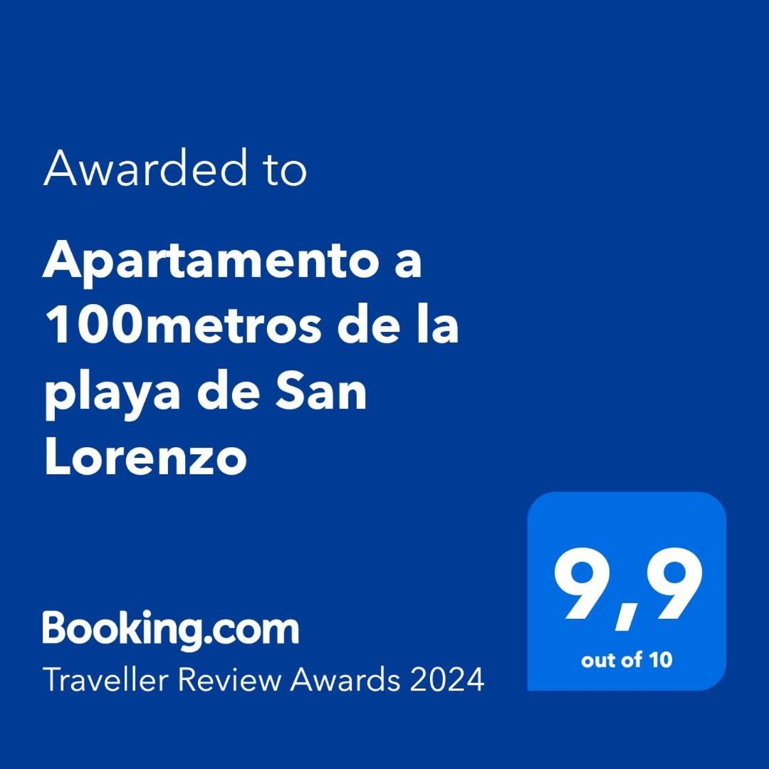 Apartamento A 100Metros De La Playa De San Lorenzo Gijon Luaran gambar